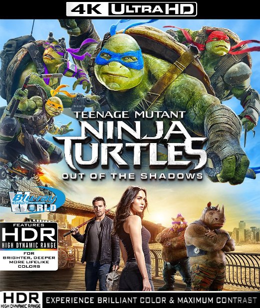 UHD045.Teenage Mutant Ninja Turtles Out of the Shadows 2016 4K UHD (6G)